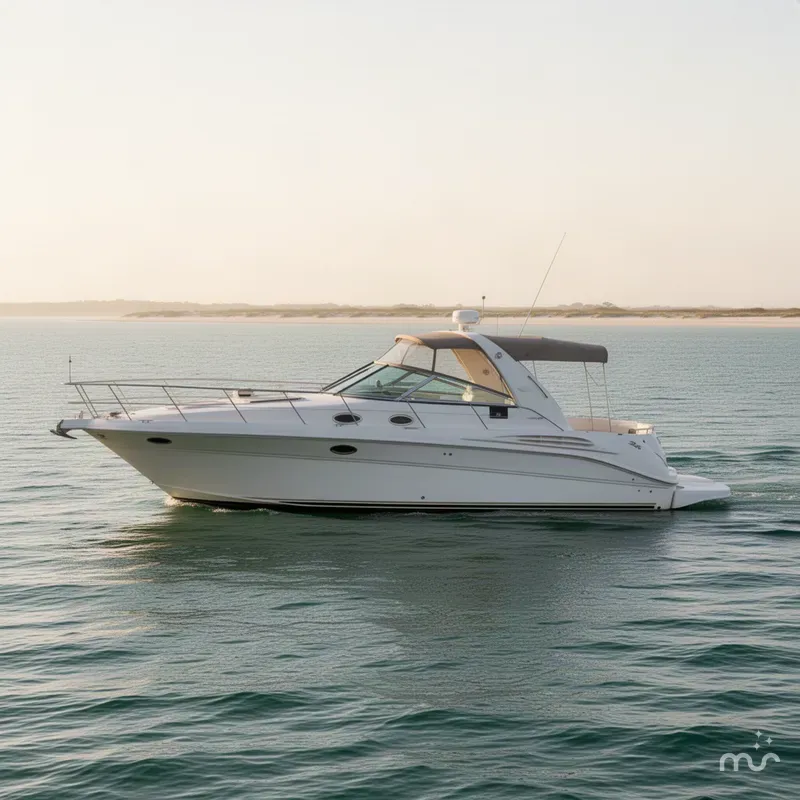 Slide: The Image of Sea Ray 400 Express Cruiser 1999 - 1