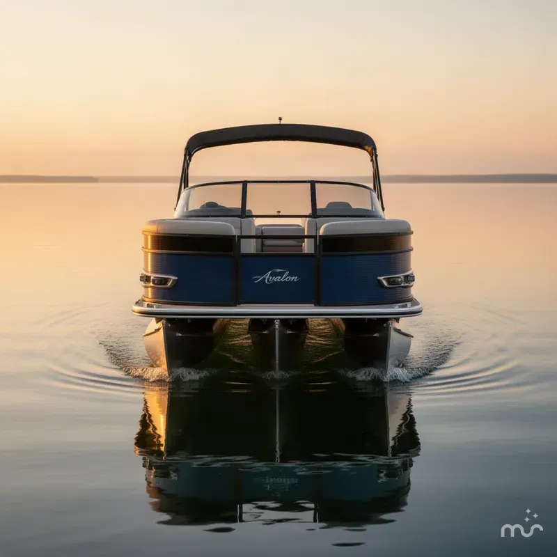 Slide: The Image of Avalon Catalina Elite Windsheild - 27' QL 2022 - 3
