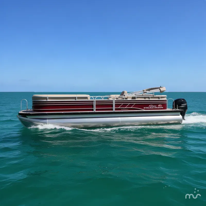 Slide: The Image of Sun Tracker Party Barge 24 DLX 2024 - 1