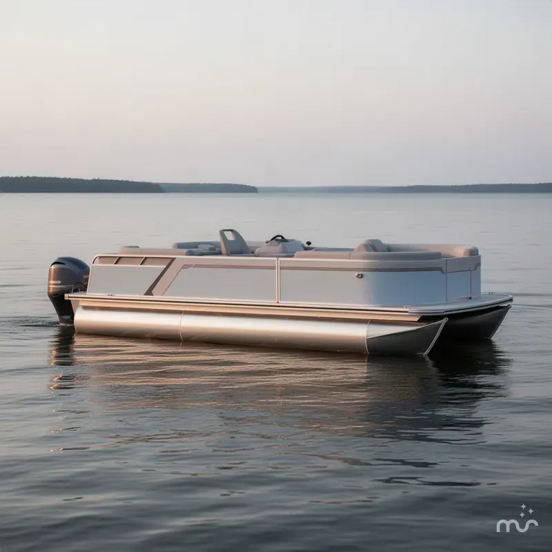 Slide: The Image of Avalon Venture 85 23' Versatile Rear Bench Triple-Toon 2027 - 2
