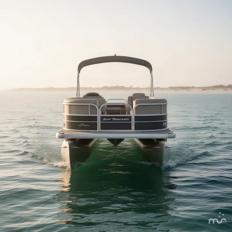 Slide: The Image of Sun Tracker Party Barge 20 DLX 2018 - 3