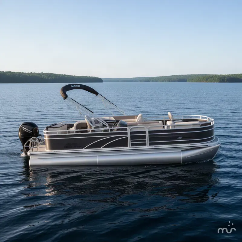 Slide: The Image of Sun Tracker Fishin' Barge 22 DLX 2026 - 1