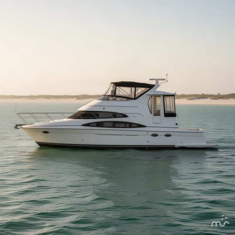 Slide: The Image of Carver Yachts 444 Cockpit Motor Yacht 2003 - 1