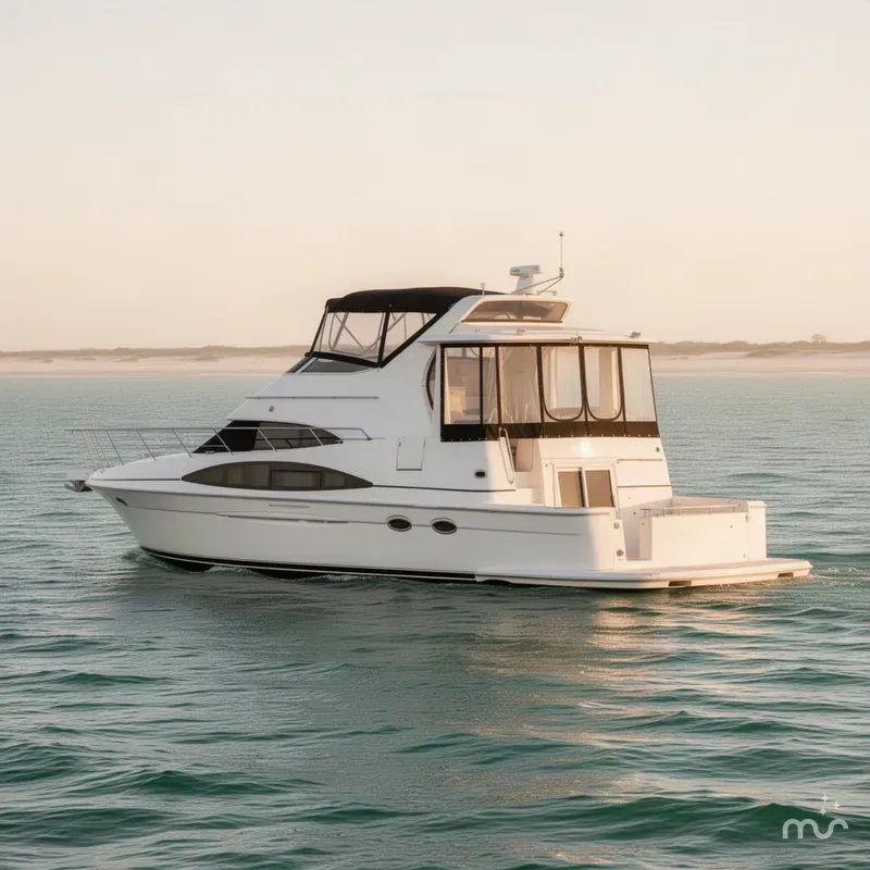 Slide: The Image of Carver Yachts 444 Cockpit Motor Yacht 2003 - 3