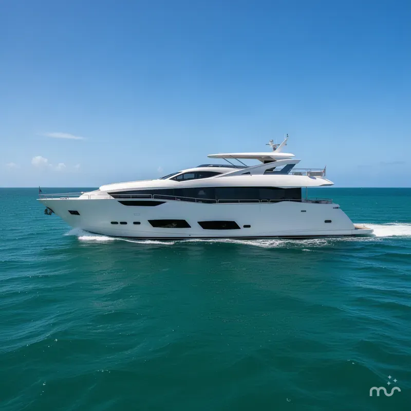 Slide: The Image of Sunseeker 95 Yacht 2019 - 2