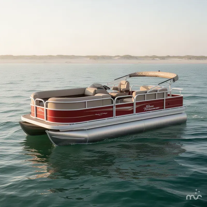 The Image of Sun Tracker Party Barge 18 DLX 2026 - 0