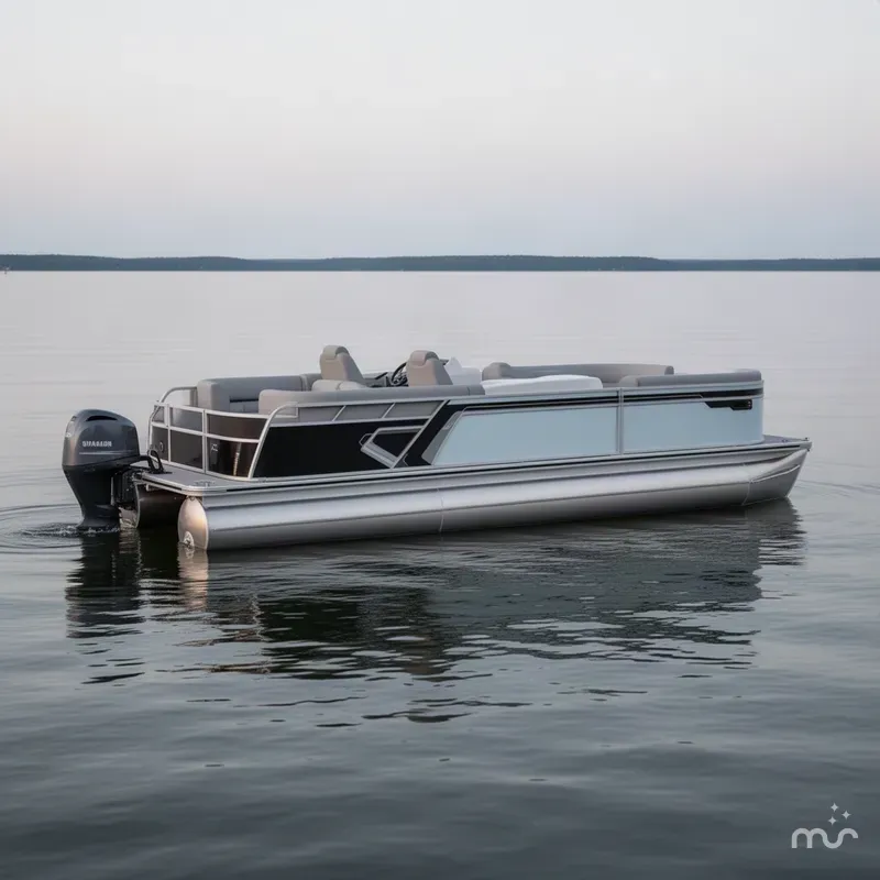 Slide: The Image of Avalon LSZ 23' Cruise Rear Bench Triple-Toon 2027 - 2