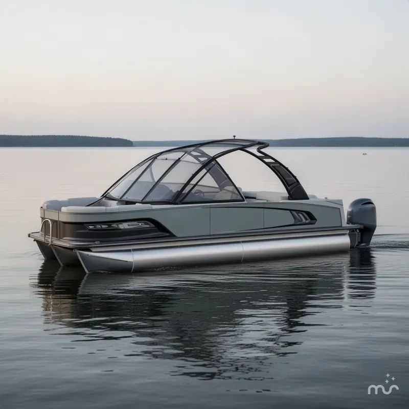 The Image of Avalon Excalibur LTD 27' Flex Lounge Windshield Triple-Toon 2027 - 0