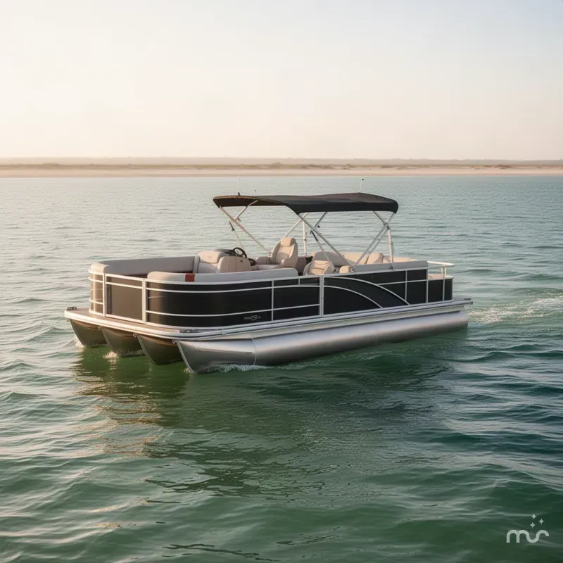 Slide: The Image of Suncatcher Pontoons Select 322 SL 2026 - 1