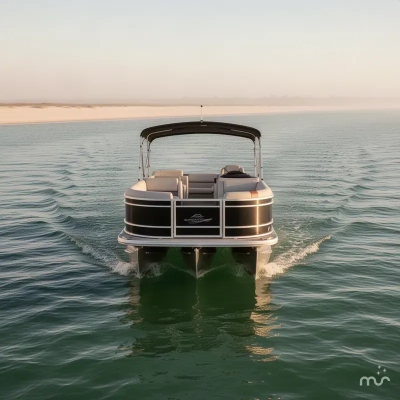 Slide: The Image of Suncatcher Pontoons Select 322 SL 2026 - 2