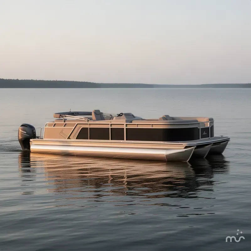 Slide: The Image of Avalon LSZ 25' Quad Lounge Shift Triple-Toon 2027 - 2