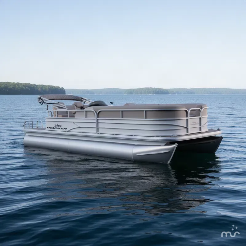 Slide: The Image of Sun Tracker Party Barge 22 DLX 2016 - 2
