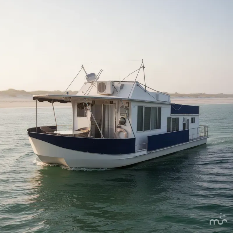 Slide: The Image of Lazy Days Houseboat 1976 - 1
