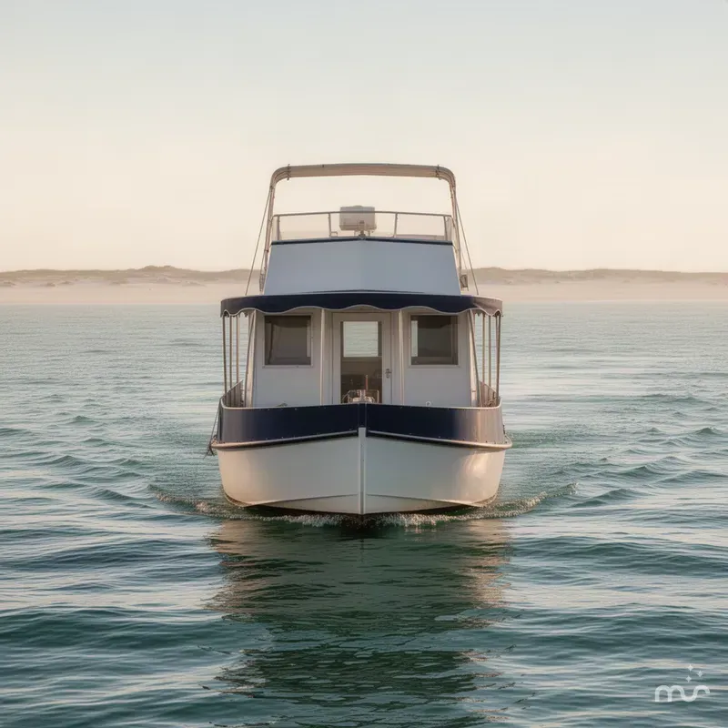 Slide: The Image of Lazy Days Houseboat 1976 - 2