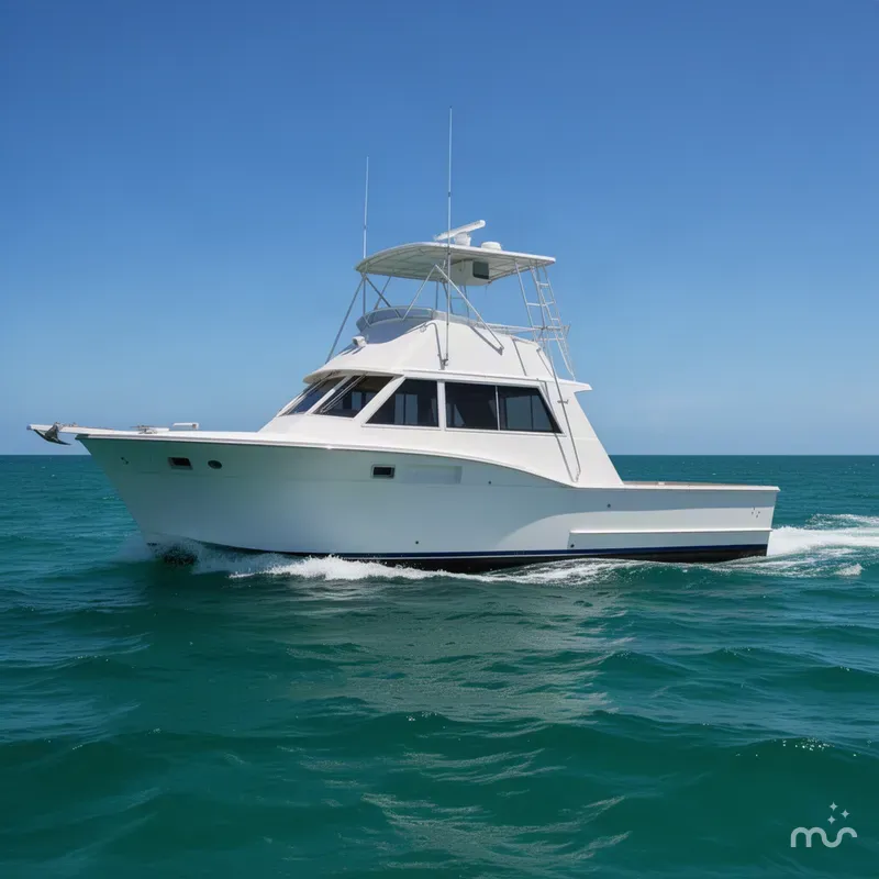Slide: The Image of Hatteras 45 Convertible 1971 - 2