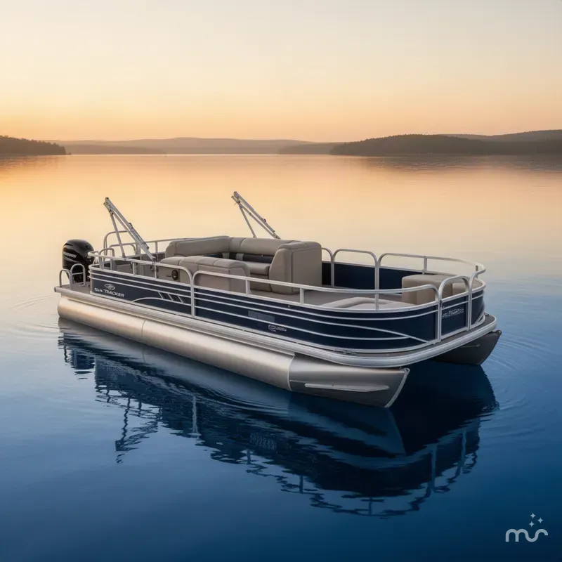 The Image of Sun Tracker Fishin' Barge 22 DLX 2020 - 0