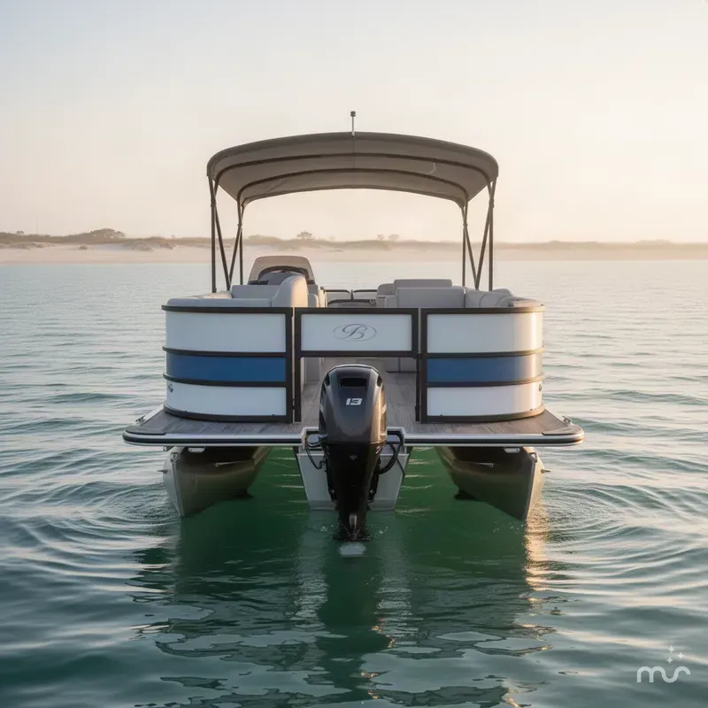 Slide: The Image of Bentley Pontoons Fish 240 4-Point 2027 - 2