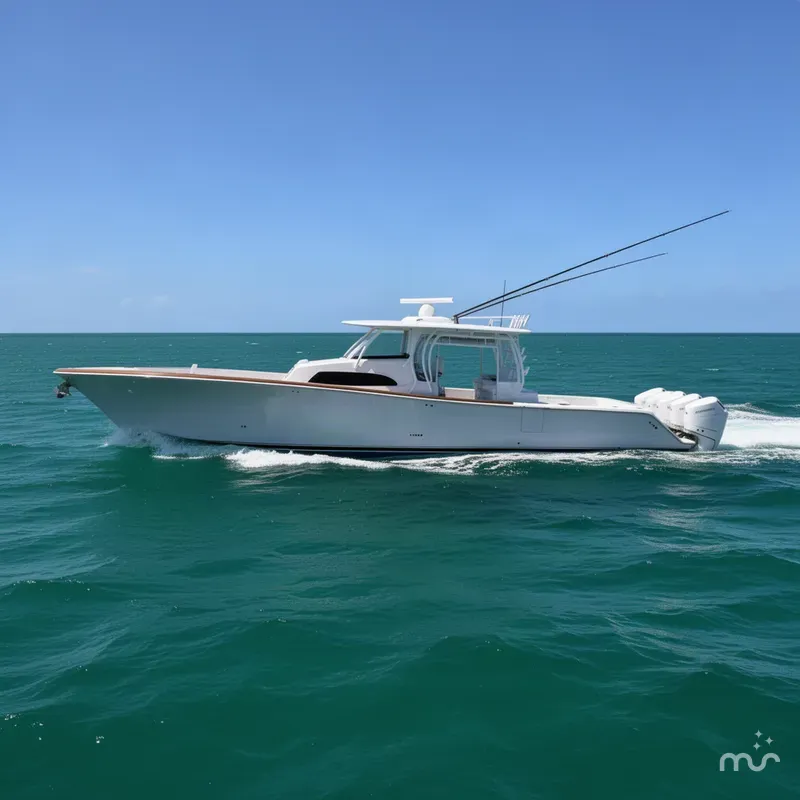 Slide: The Image of Front Runner 47 Center Console 2024 - 2
