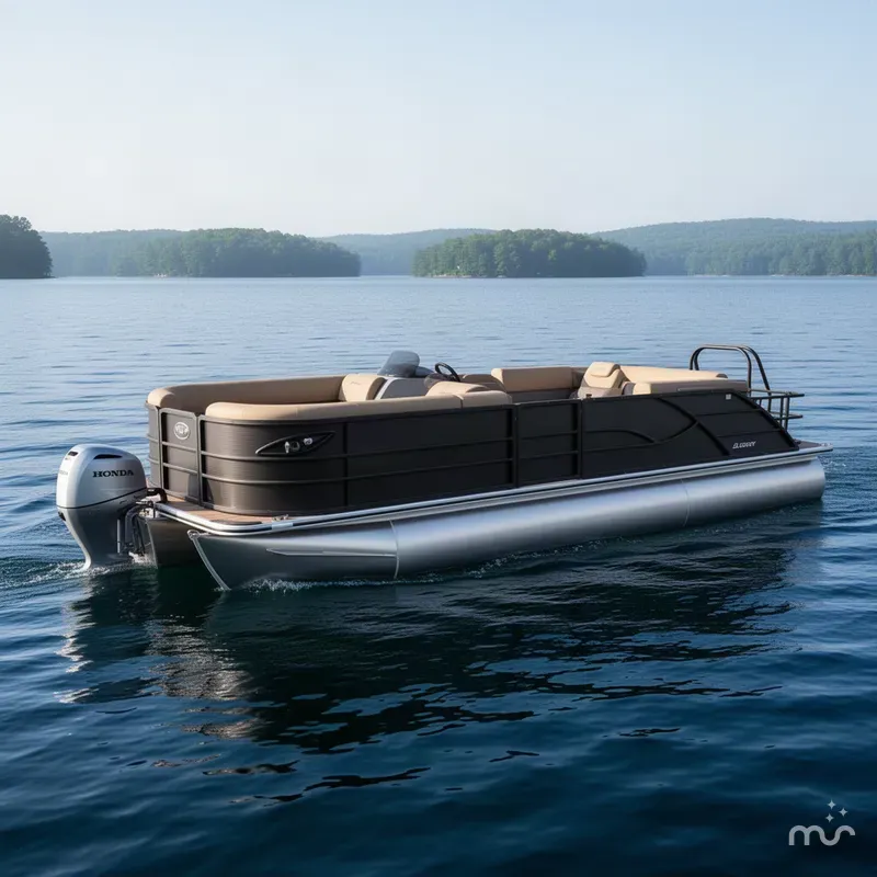The Image of Bentley Pontoons Legacy 220 Swingback & Honda 4-Stroke EFI 2027 - 0