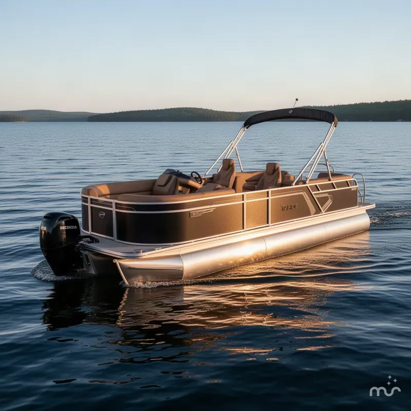 Slide: The Image of Tahoe LTZ 2385 Quad Lounge & Honda 4-Stroke EFI 2026 - 2