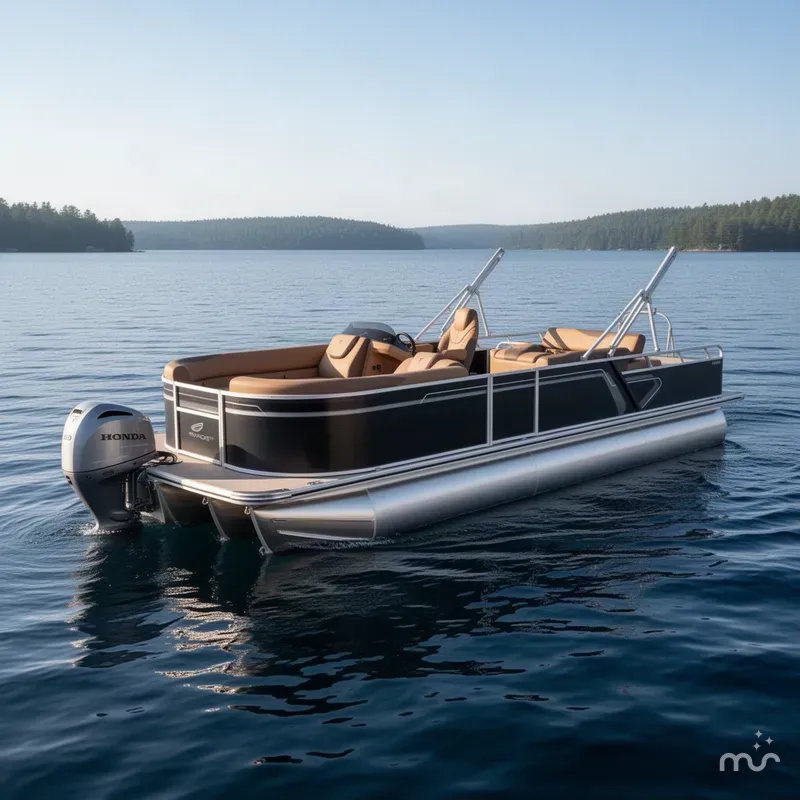 The Image of Tahoe LTZ 2385 Swingback (VRB) Tritoon & Honda 4-Stroke EFI 2027 - 0