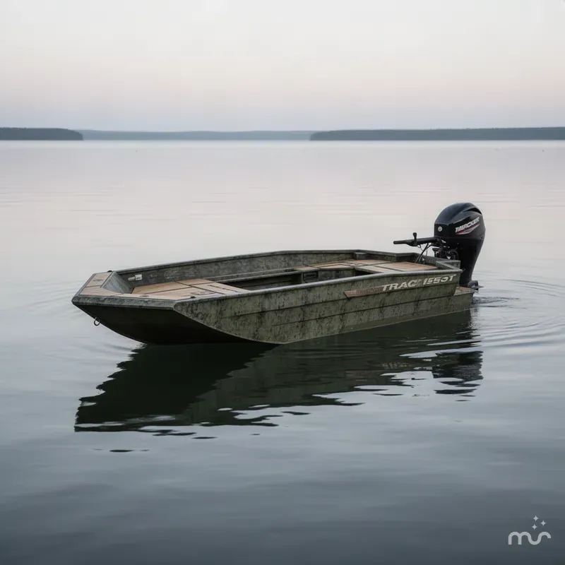 Slide: The Image of Tracker GRZ 1553T TIMBER DUCK BOAT 2027 - 2