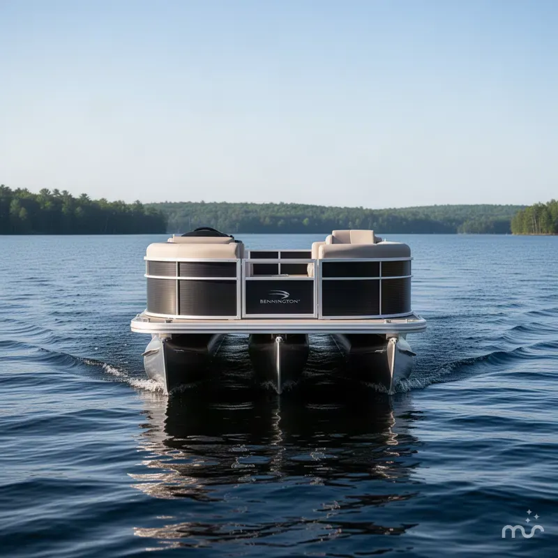 Slide: The Image of Bennington S Quad Bench 20 SSR Pontoon 2027 - 1
