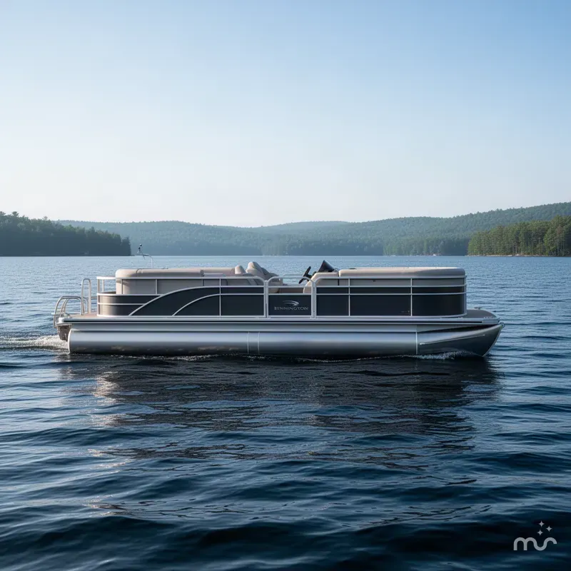 Slide: The Image of Bennington S Swingback 22 SSB Pontoon 2027 - 2