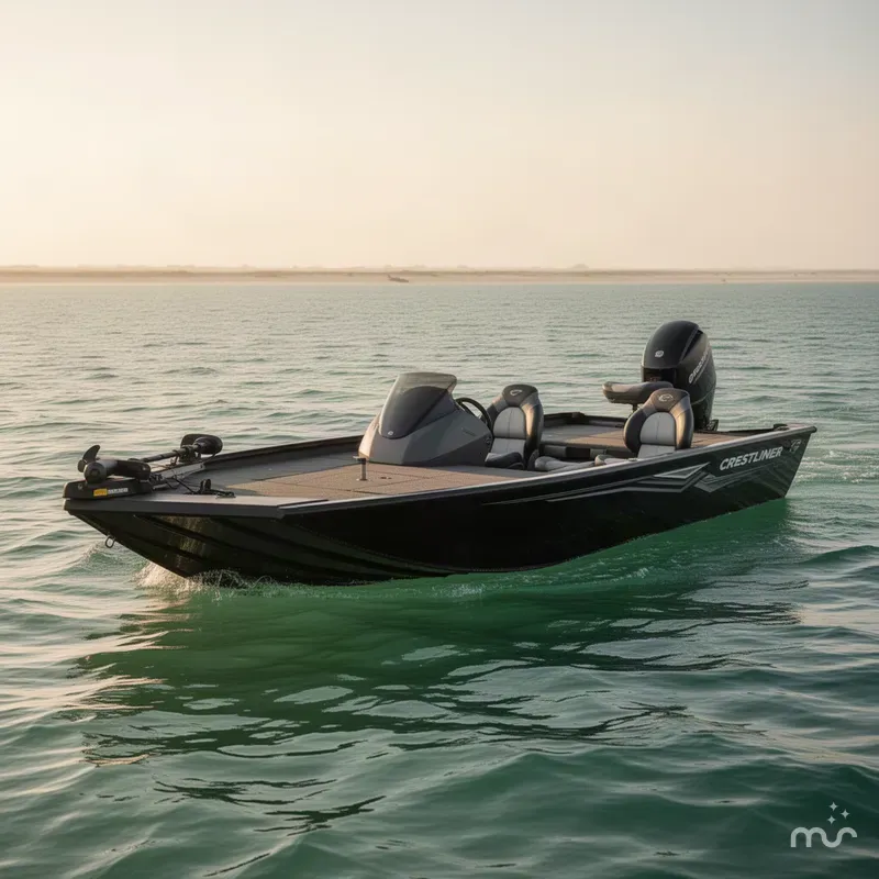 Slide: The Image of Crestliner XF 179 W/ 90HP Mercury! 2026 - 4