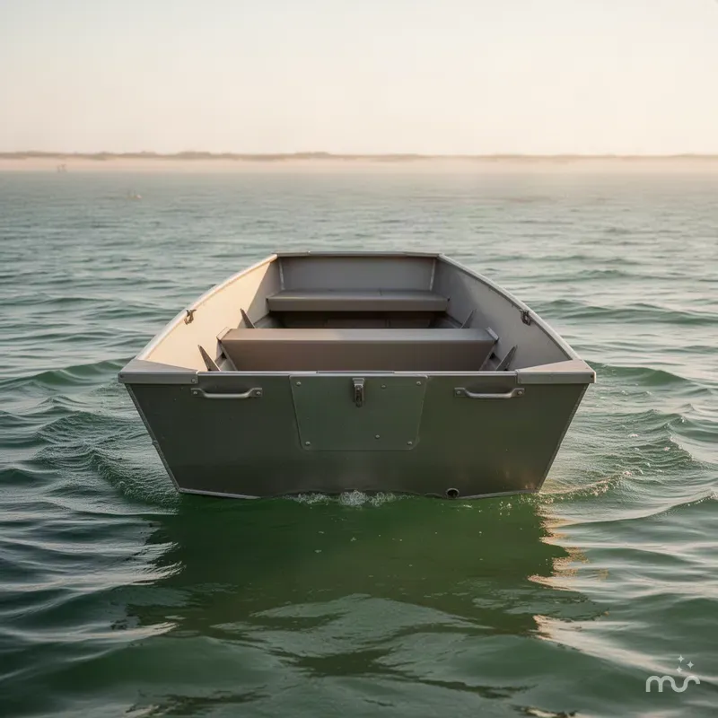 Slide: The Image of Crestliner 1040 Jon w/ 3.5HP Mercury! 2024 - 2