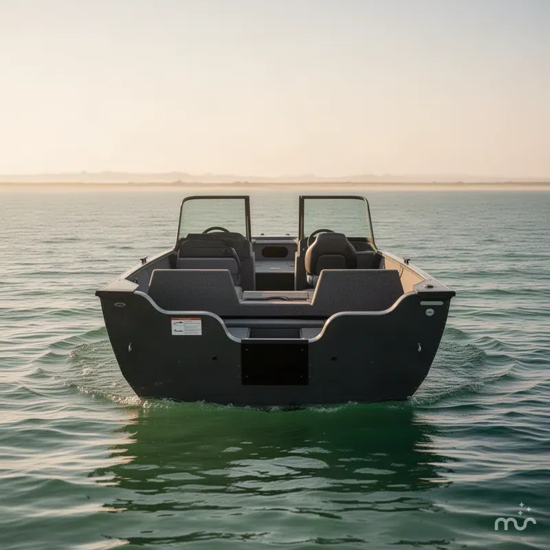 Slide: The Image of Crestliner 1650 Kodiak WT w/ 60HP Mercury! 2027 - 2