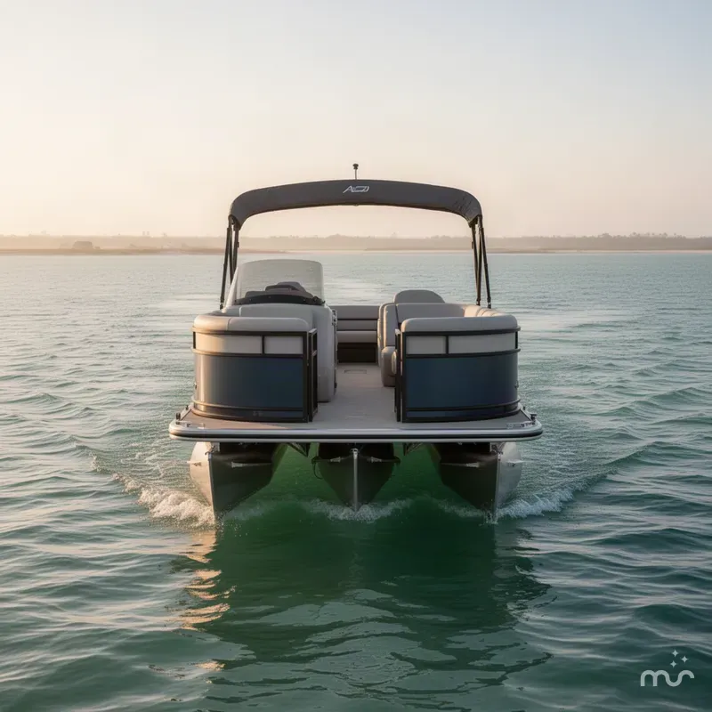 Slide: The Image of Avalon 25' Venture 85 Platinum Elite Windshield 2026 - 2