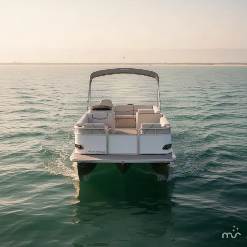 Slide: The Image of Avalon Venture Cruise Rear Bench - 21 FT w/ 150 2026 - 1