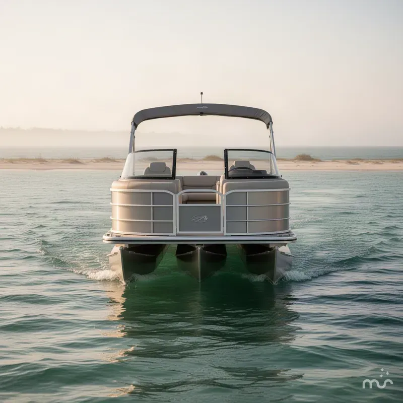 Slide: The Image of Avalon 23' Venture 85 Platinum Elite Windshield 2027 - 1