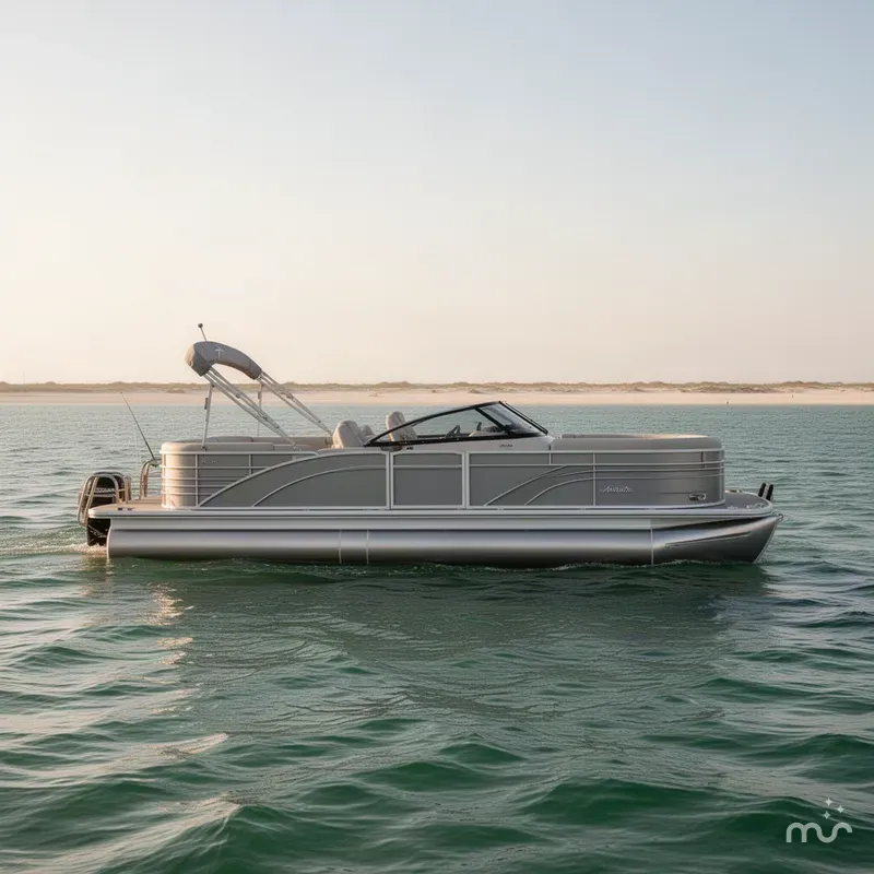 Slide: The Image of Avalon 23' Venture 85 Platinum Elite Windshield 2027 - 2
