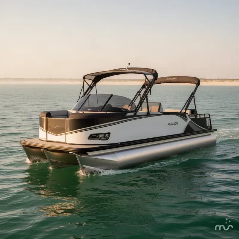 The Image of Avalon 25' LSZ VRB Windshield w/ 200HP Mercury! 2027 - 0