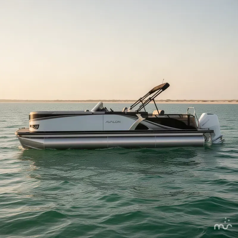 Slide: The Image of Avalon 25' LSZ VRB Windshield w/ 200HP Mercury! 2027 - 1