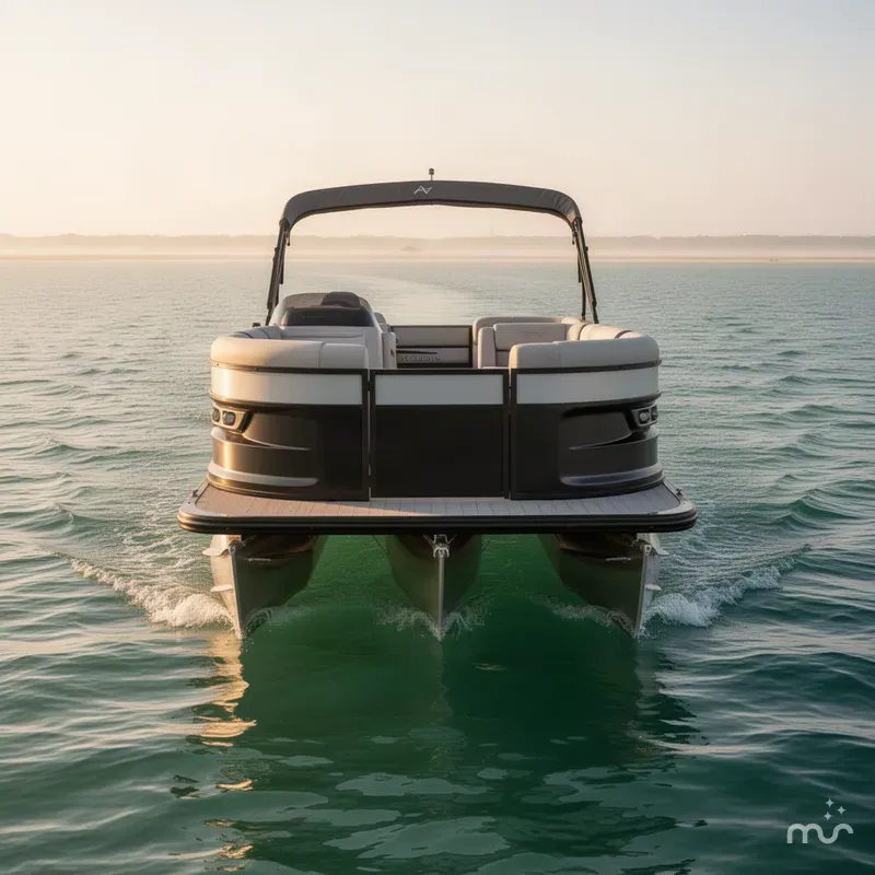 Slide: The Image of Avalon 25' Excalibur LTD Quad lounge Shift Wind 2027 - 2