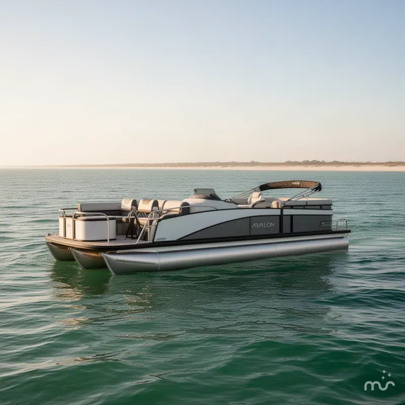 Slide: The Image of Avalon 25' Catalina Platinum Quad Lounge Shift 2027 - 2