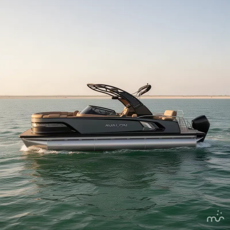 The Image of Avalon 23' Excalibur LTD Quad lounge Shift Wind 2027 - 0