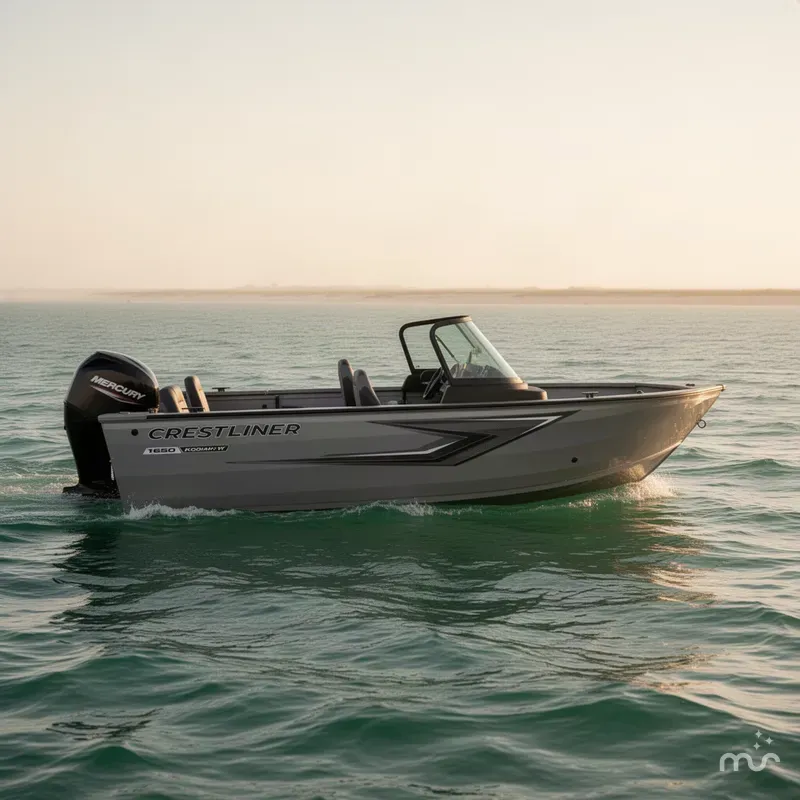 The Image of Crestliner 1650 Kodiak WT w/ 60HP Mercury! 2027 - 0