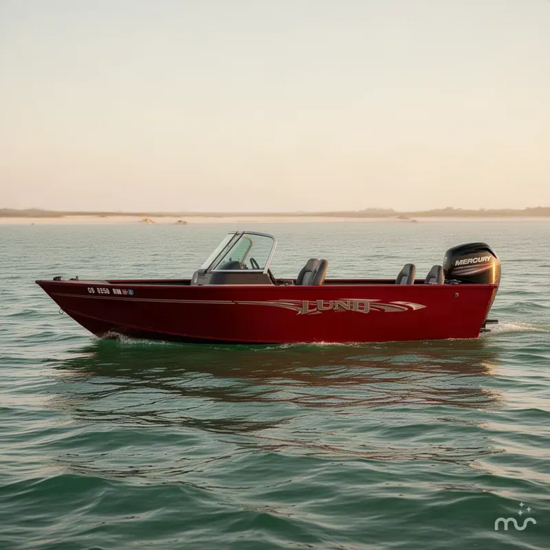Slide: The Image of Lund 1750 Rebel XL Sport W/ 115HP Mercury 2016 - 2
