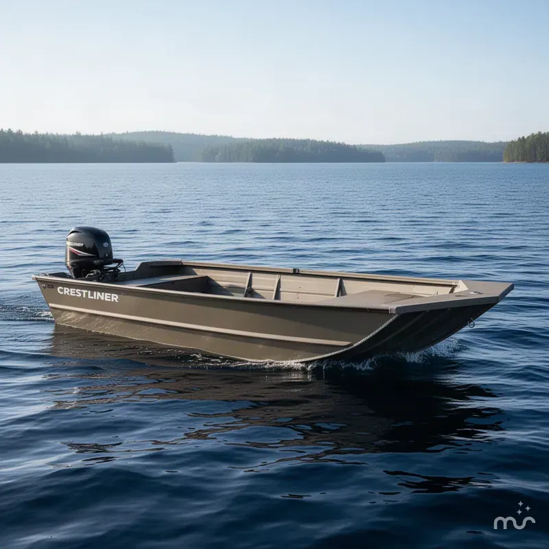 The Image of Crestliner 1760 Retriever Jon Deluxe 2026 - 0