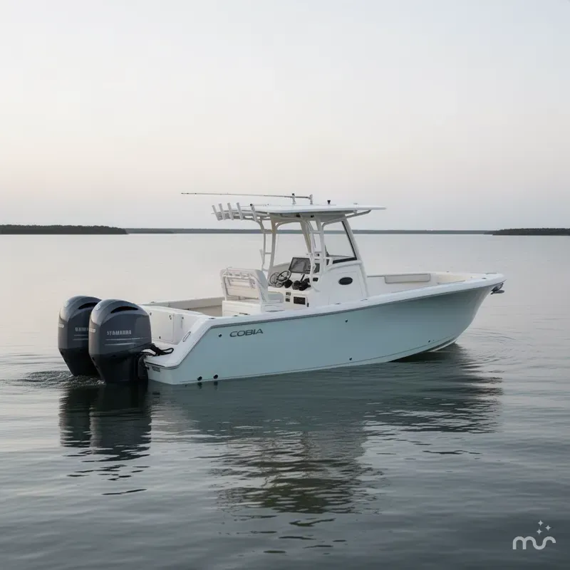 Slide: The Image of Cobia 320 Center Console 2024 - 2