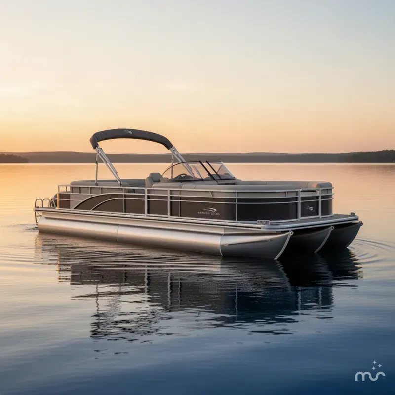 The Image of Bennington 25 QX Swingback w/ Windshield & Arch 2027 - 0