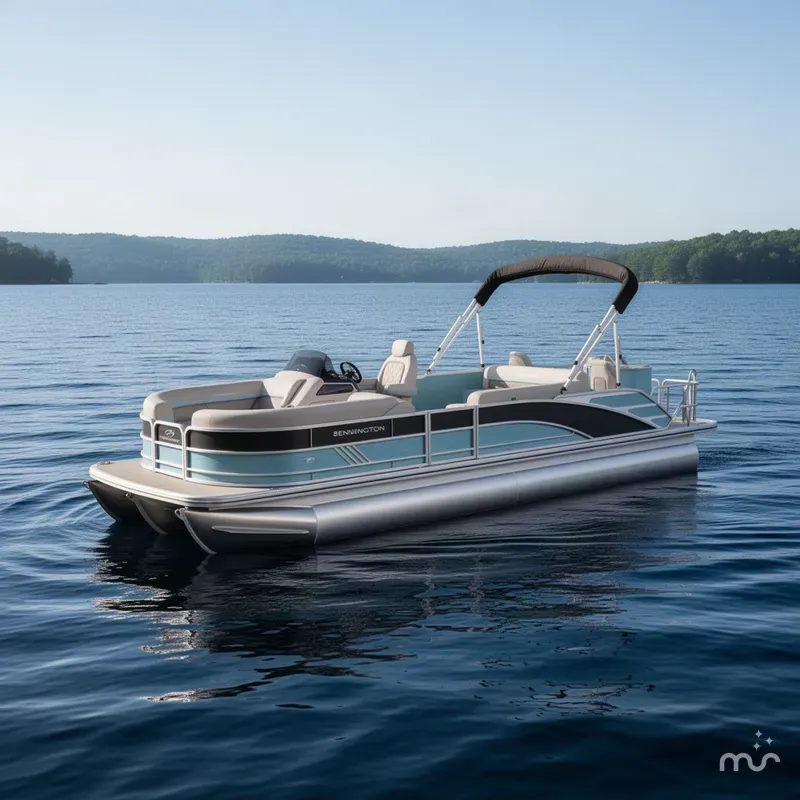 Slide: The Image of Bennington M Fish & Cruise 22 MFC Tritoon 2027 - 2