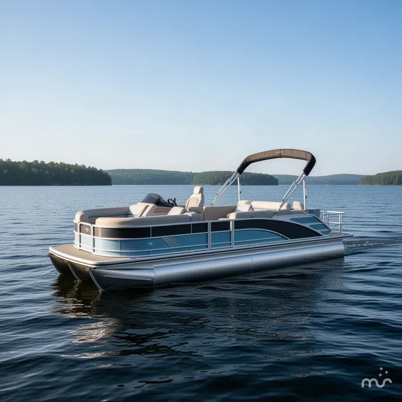 Slide: The Image of Bennington M Fish & Cruise 22 MFC Tritoon 2027 - 2