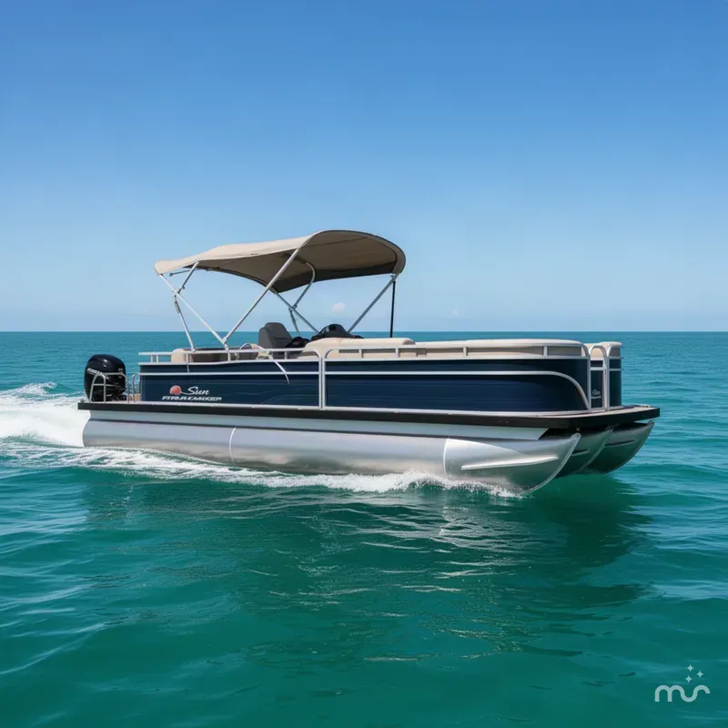 The Image of Sun Tracker Fishin' Barge 22 DLX 2025 - 0