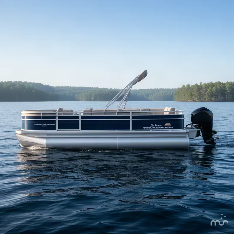 Slide: The Image of Sun Tracker Fishin' Barge 20 DLX 2024 - 1