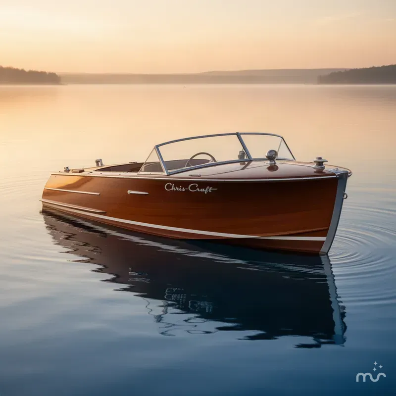 Slide: The Image of Chris-Craft 17 Ski Boat 1961 - 2